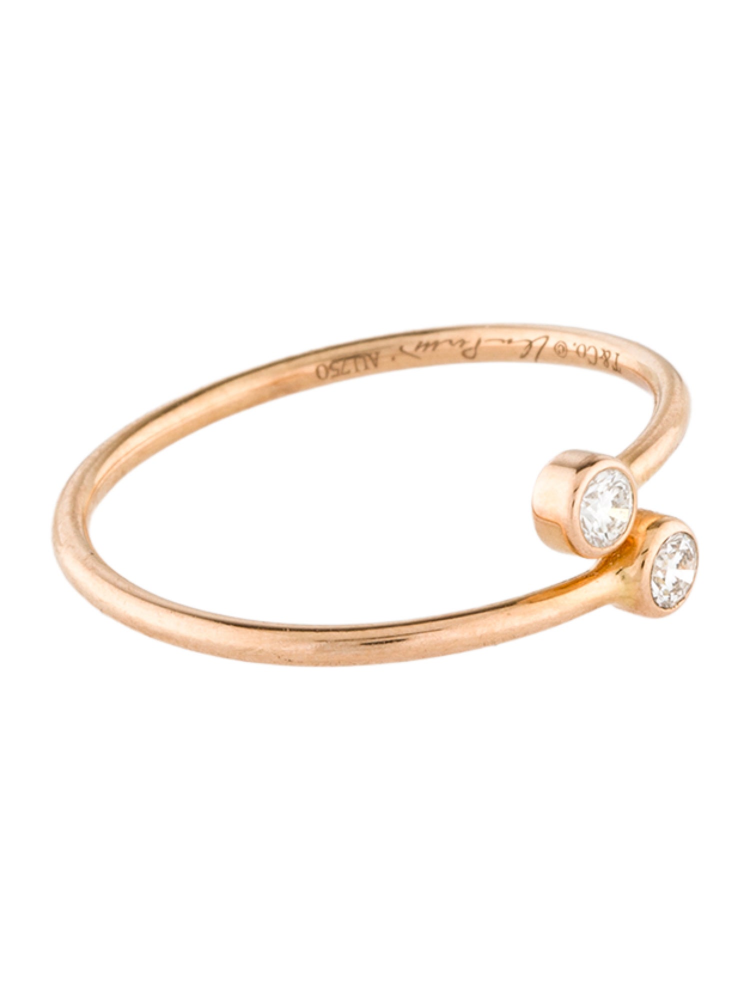 Tiffany & Co. 18K Diamond Hoop Ring