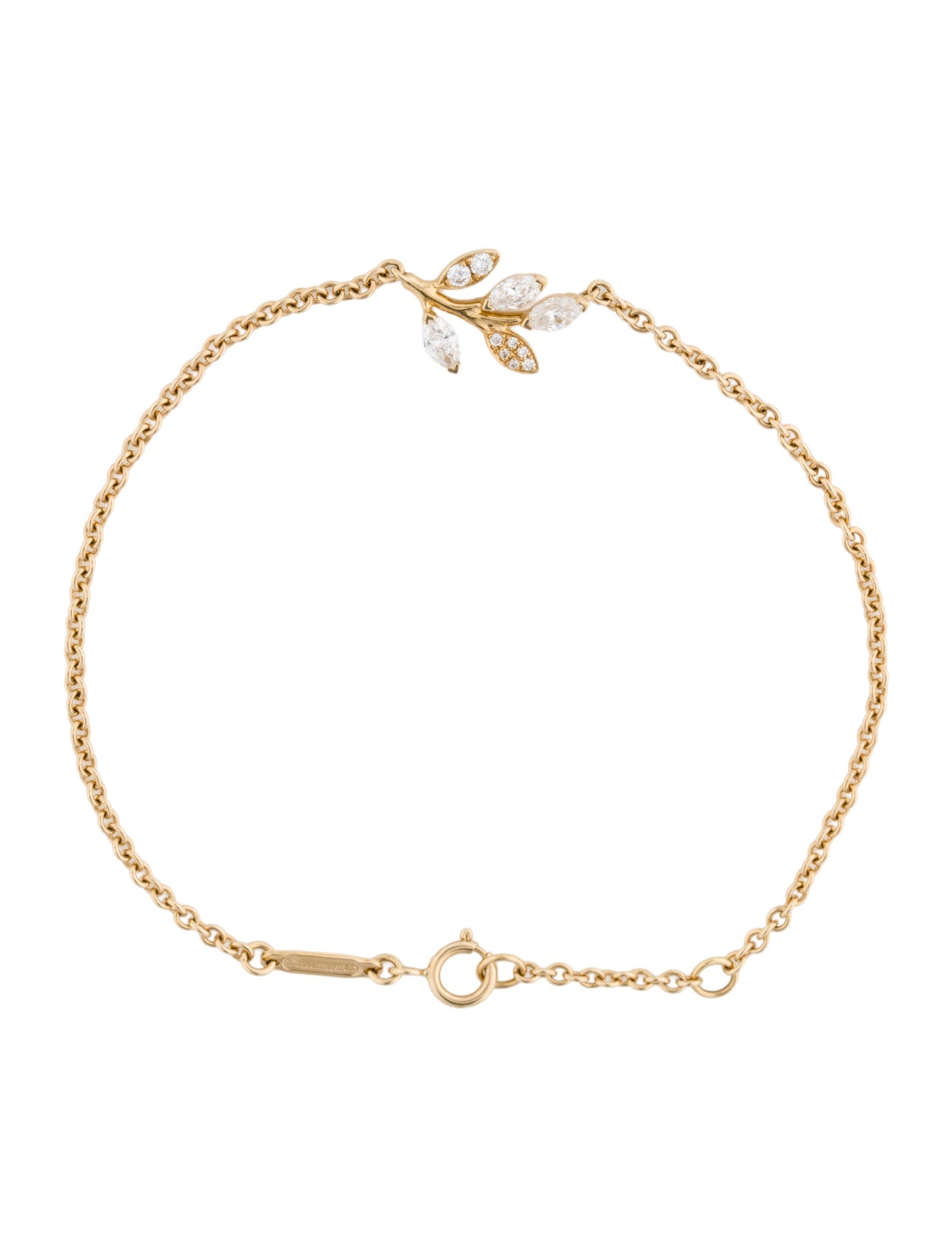 Tiffany & Co. 18K Diamond Victoria Vine Bracelet