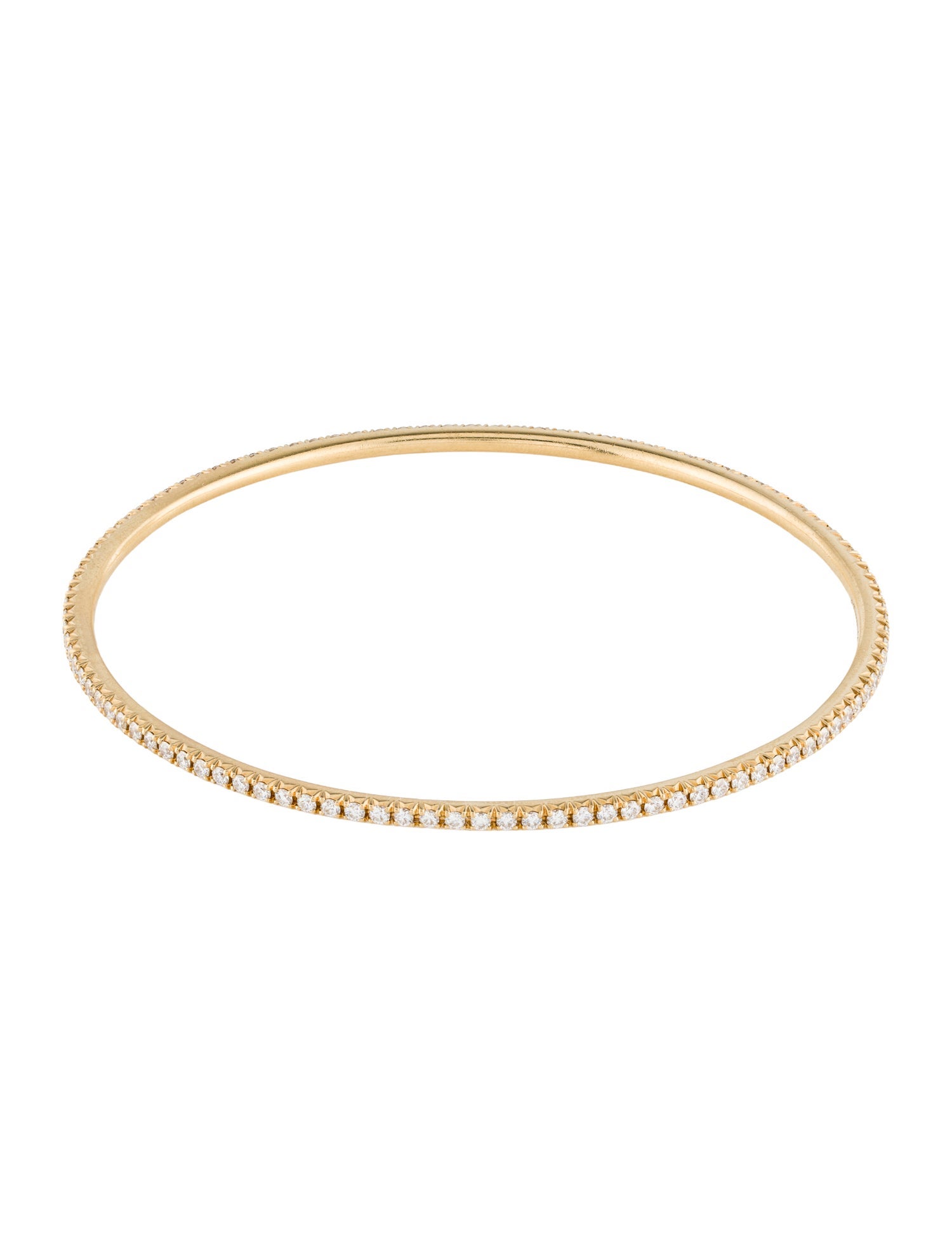 Tiffany & Co. 18K 1.59ctw Diamond Metro Bangle