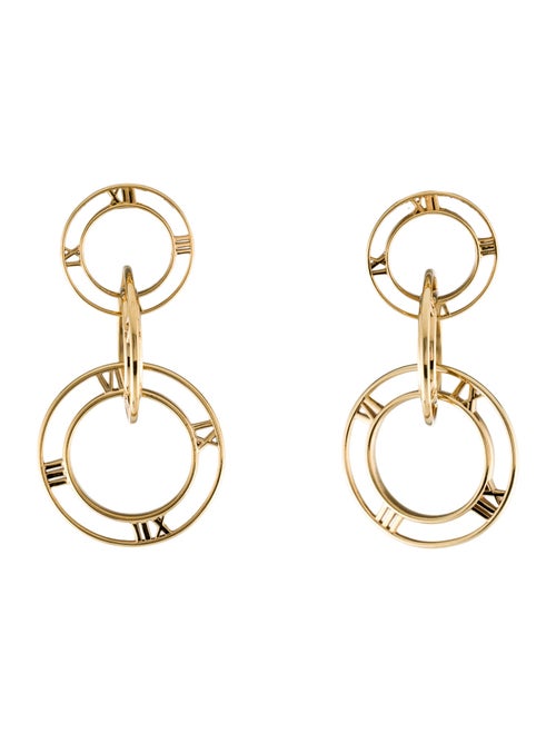 Tiffany & Co. 18K Atlas Triple Drop Earrings