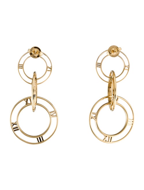 Tiffany & Co. 18K Atlas Triple Drop Earrings
