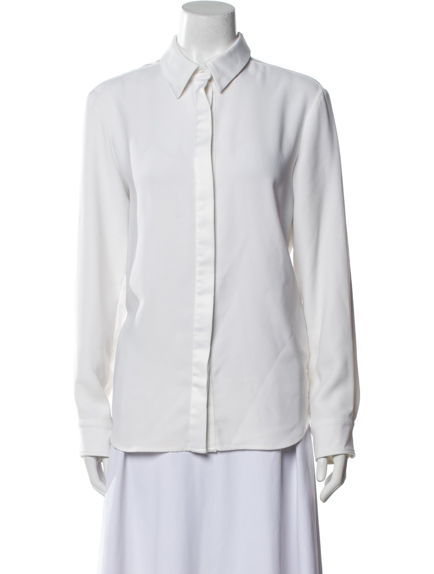 Tiffany & Co. Long Sleeve Button-Up Top