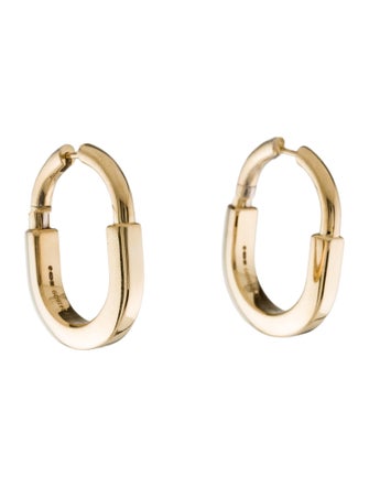 Tiffany & Co. 18K Lock Earrings