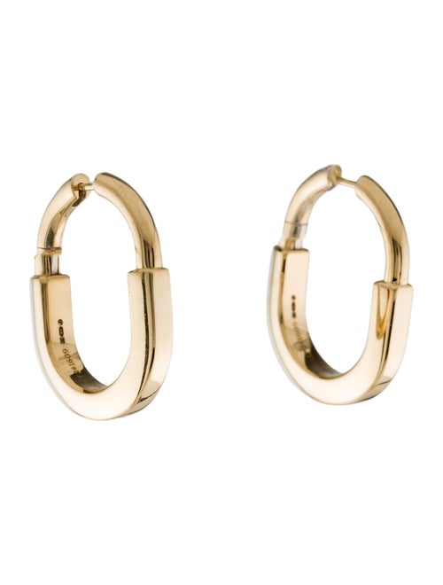 Tiffany & Co. 18K Lock Earrings