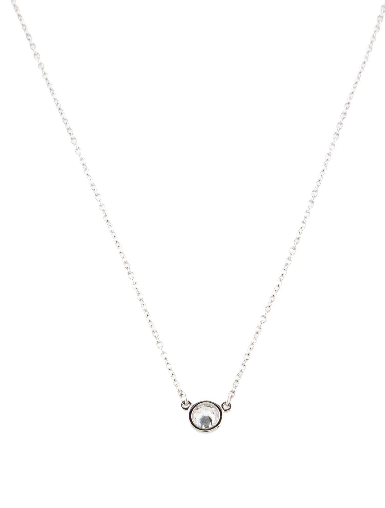 Tiffany & Co. Platinum Diamonds by the Yard Pendant Necklace