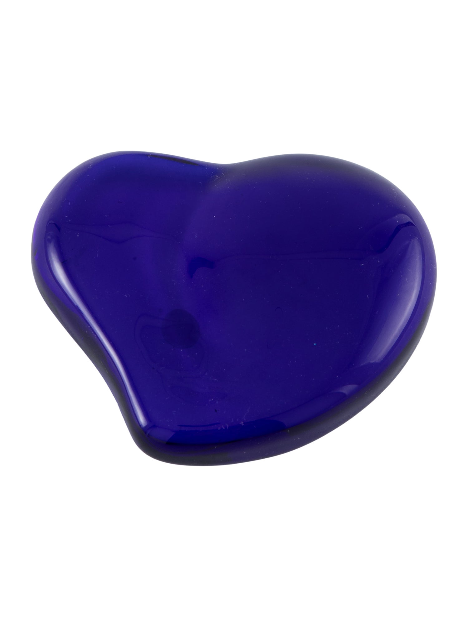 Tiffany & Co. Elsa Peretti Heart Crystal Paperweight