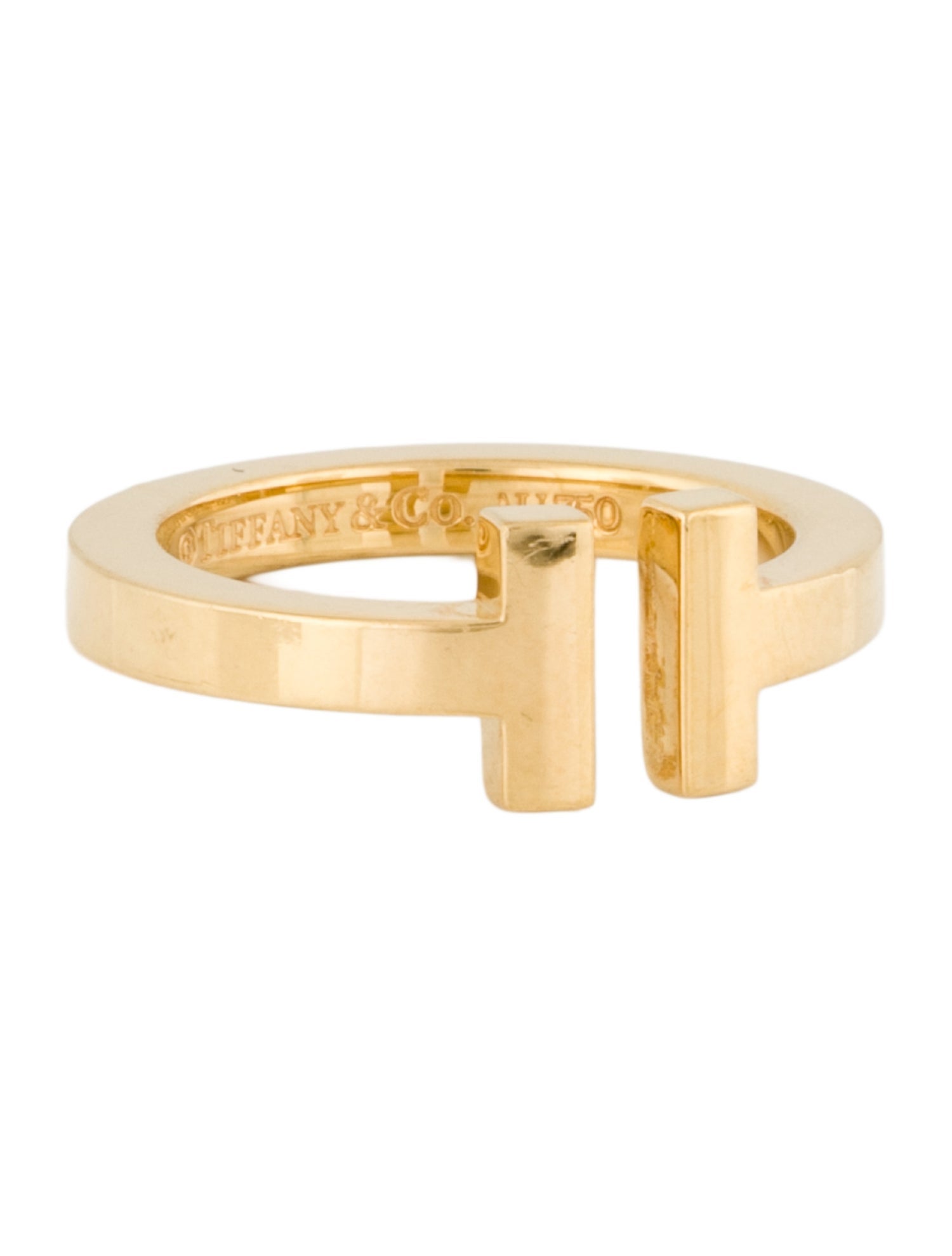 Tiffany & Co. 18K Square Ring