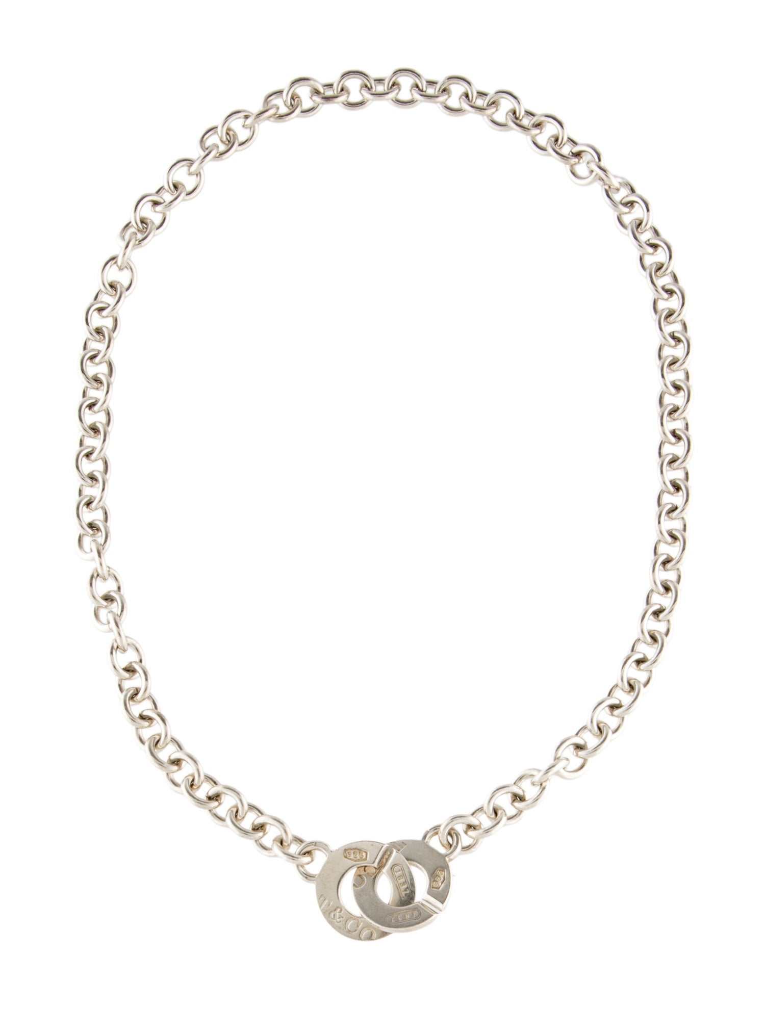 Tiffany & Co. 1837 Interlocking Circle Link Necklace