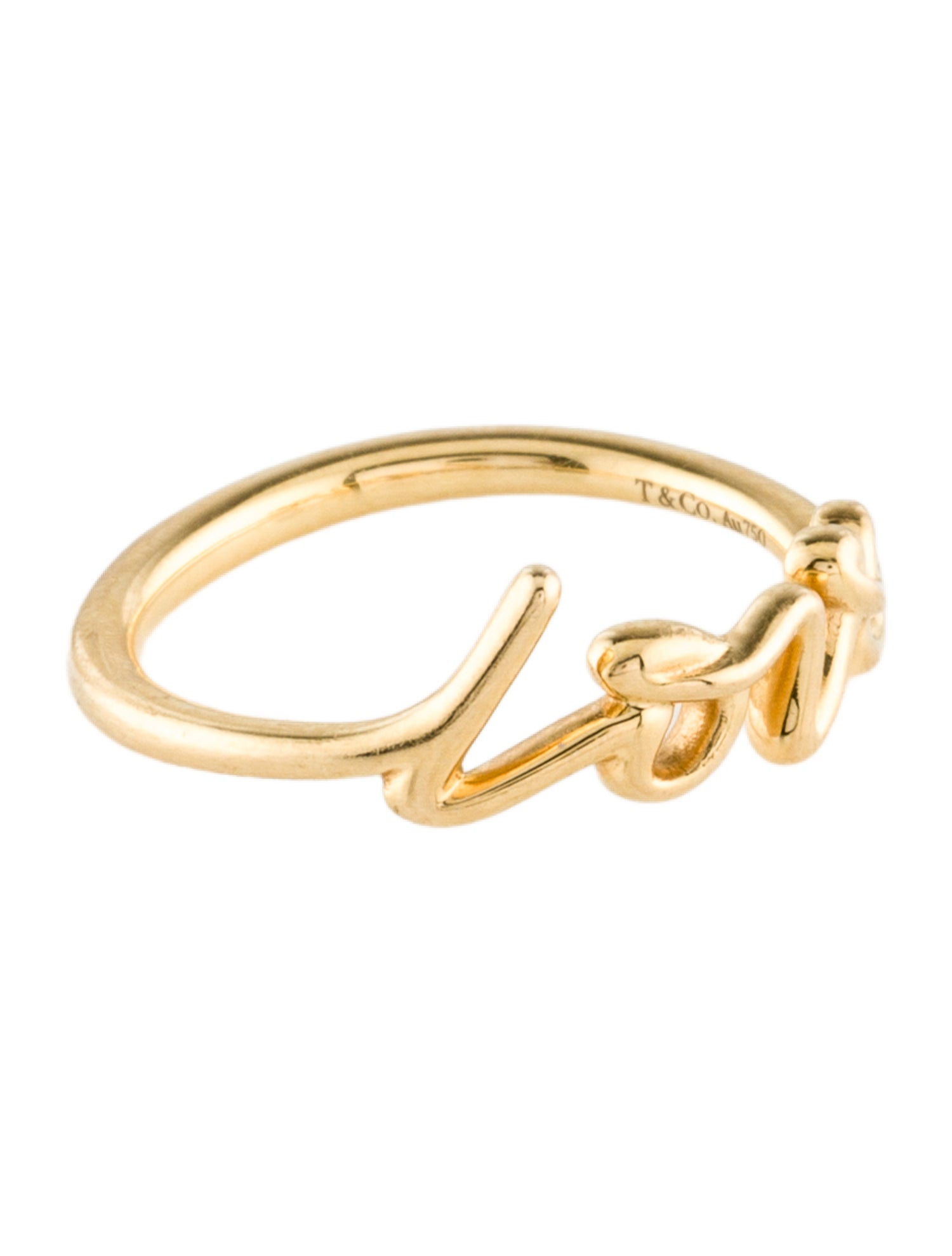 Tiffany & Co. 18K Graffiti Love Cocktail Ring