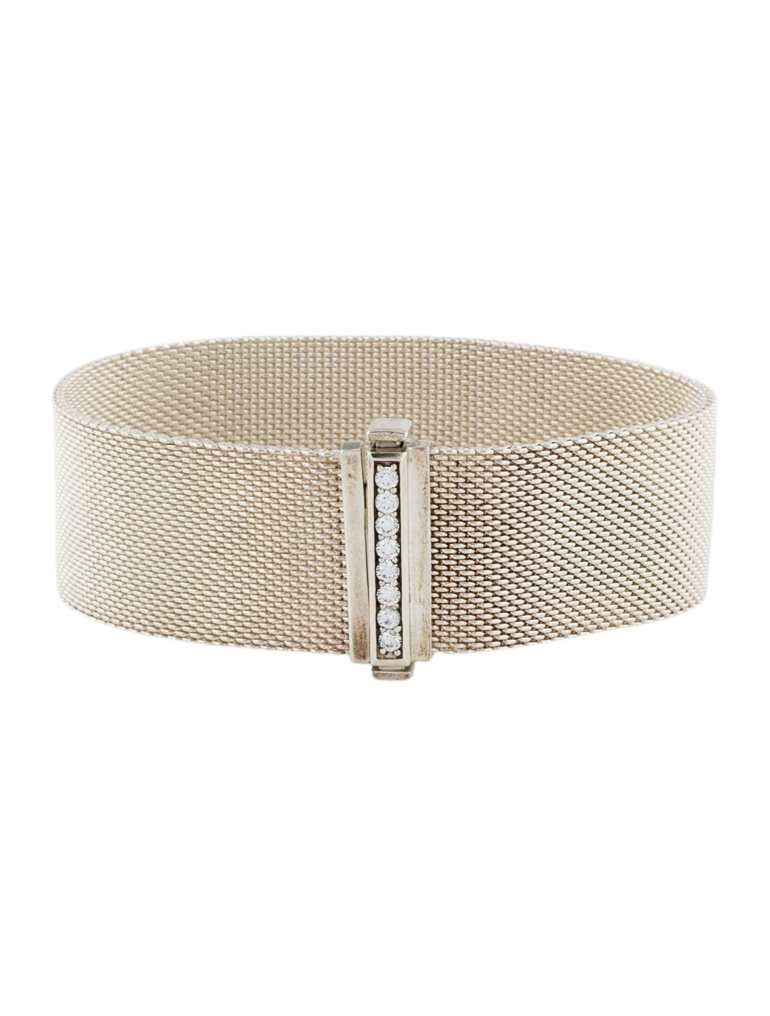 Tiffany & Co. Diamond Mesh Bracelet