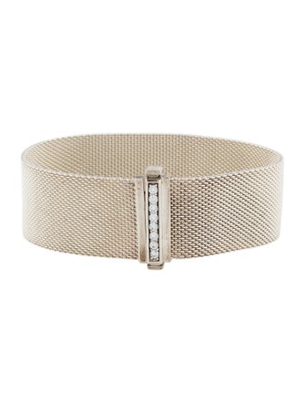 Tiffany & Co. Diamond Mesh Bracelet