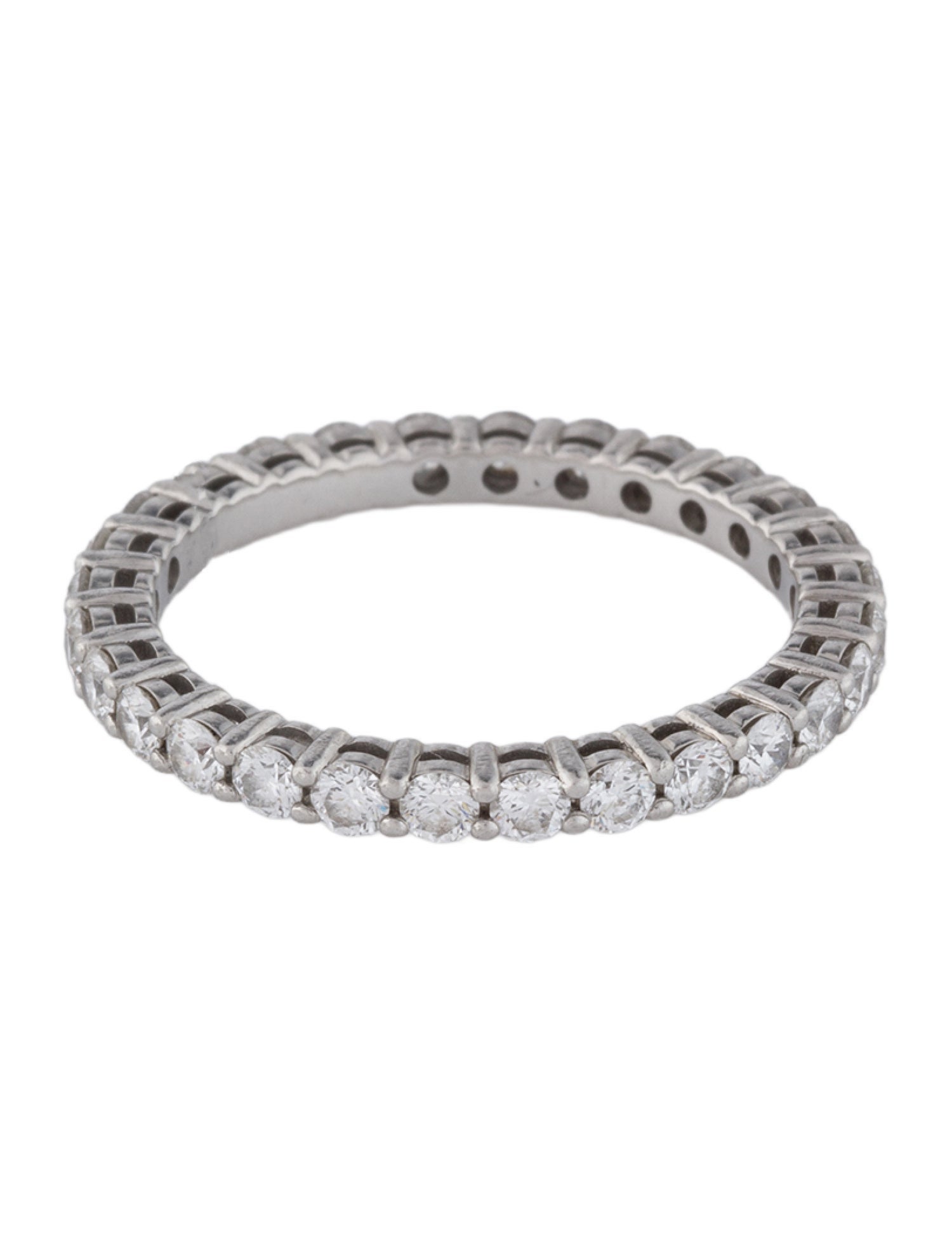 Tiffany & Co. Platinum Diamond Forever Eternity Ring