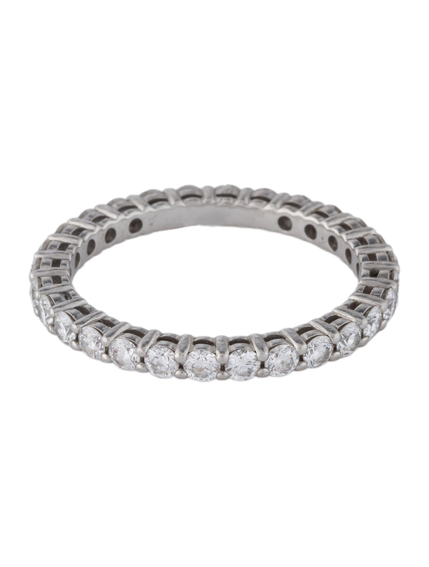 Tiffany & Co. Platinum Diamond Forever Eternity Ring