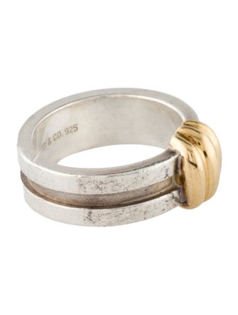 Tiffany & Co. Vintage Two-Tone Atlas Groove Band