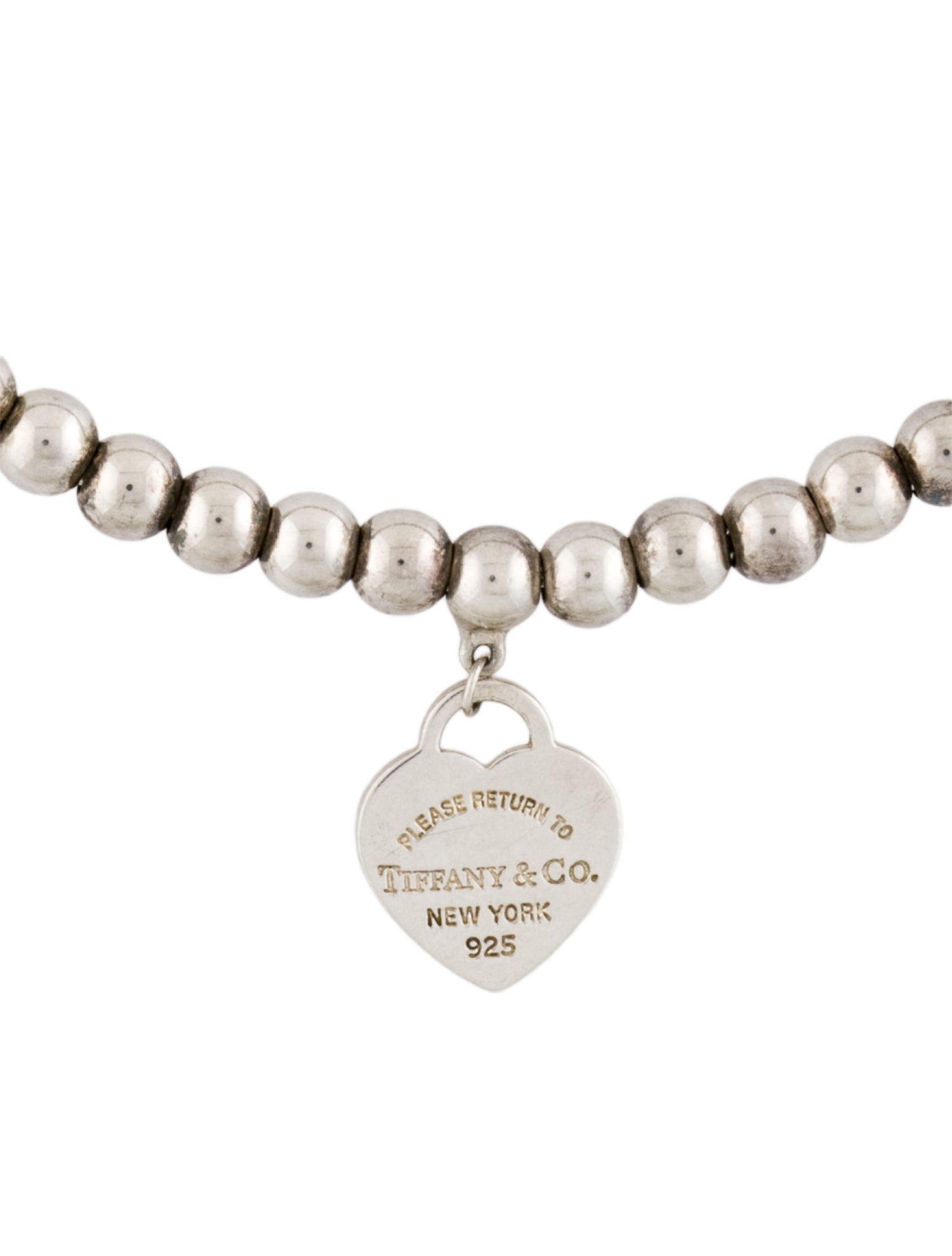 Tiffany & Co. Heart Tag Beaded Bracelet