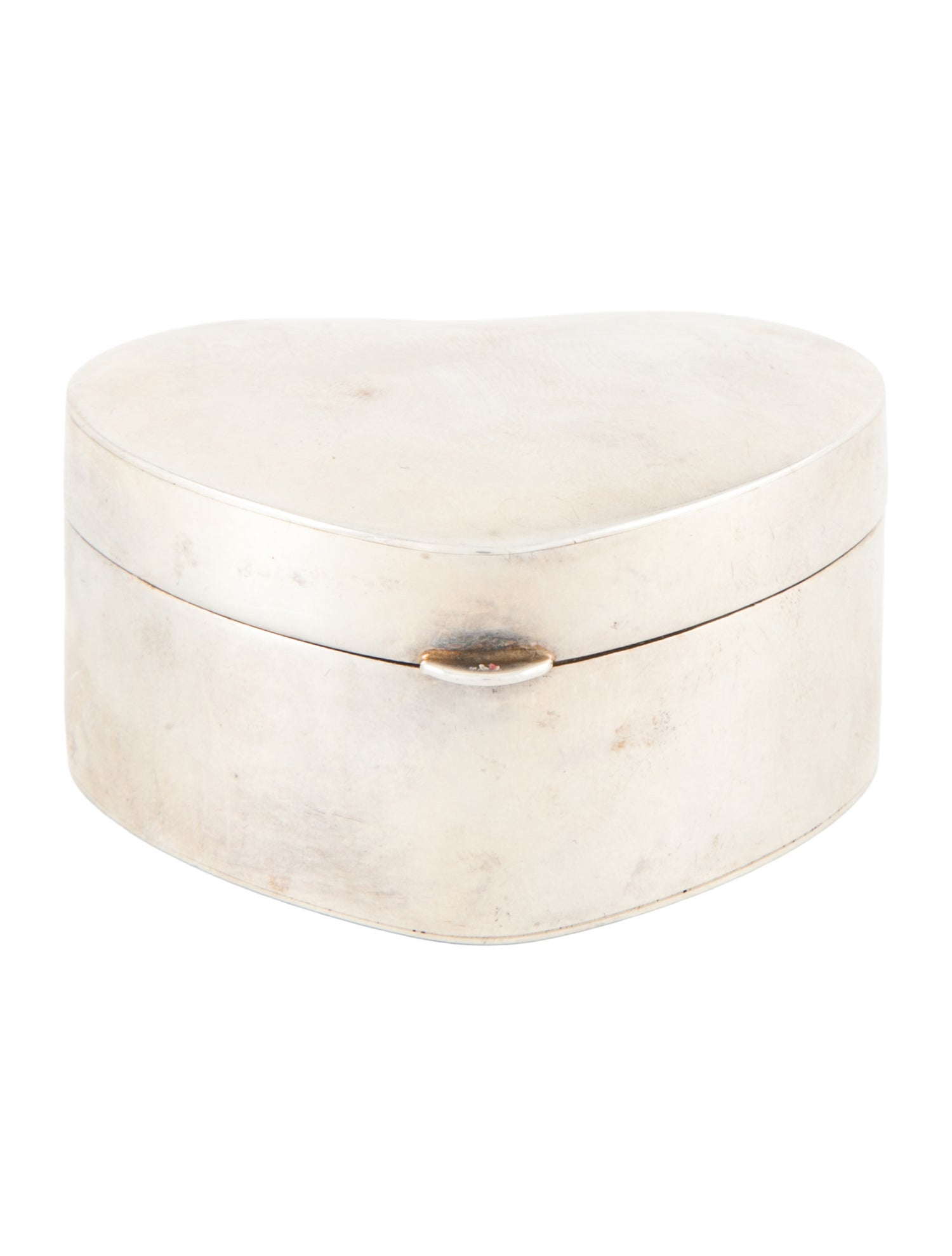 Tiffany & Co. Vintage Sterling Heart Box