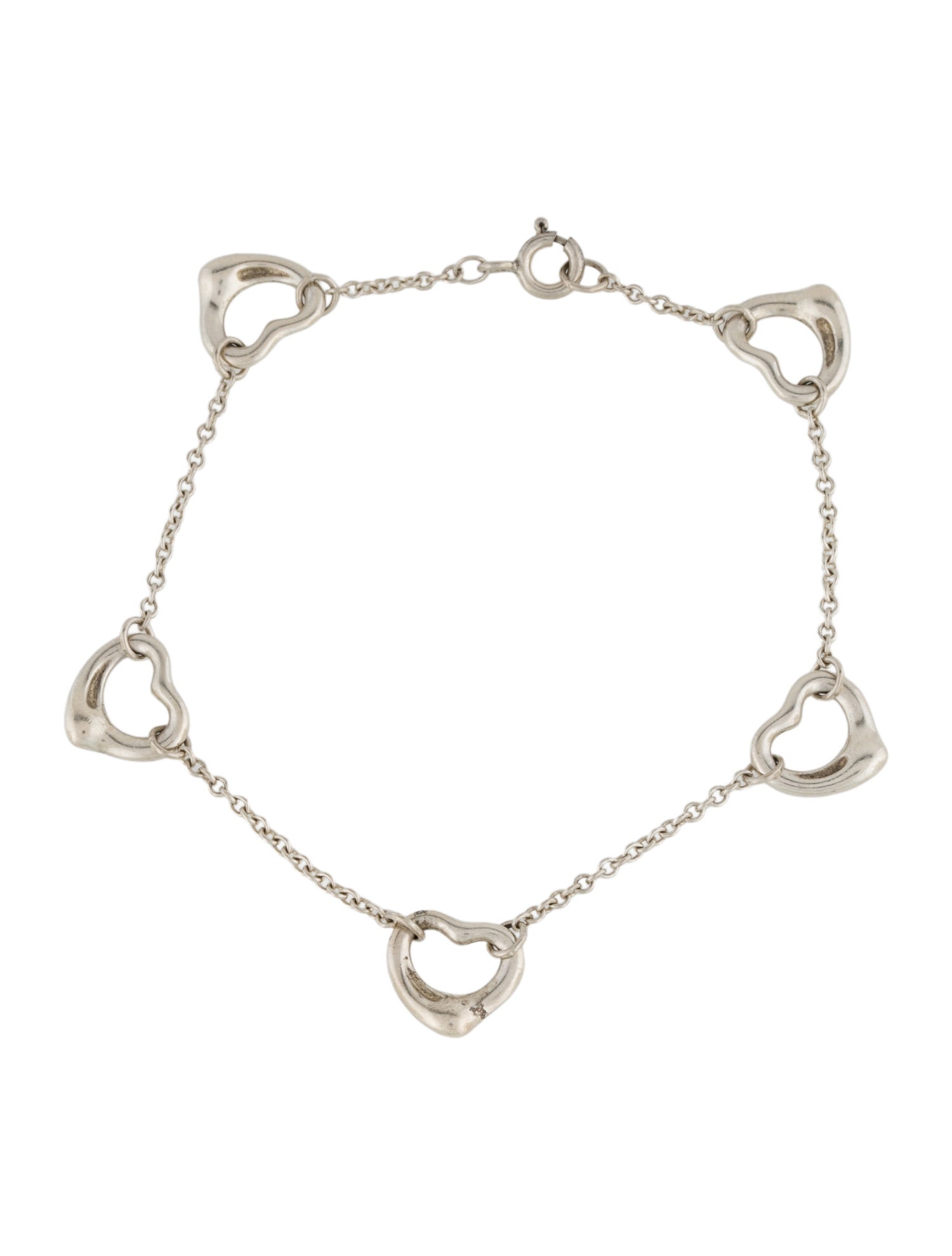 Tiffany & Co. Open Heart Station Bracelet
