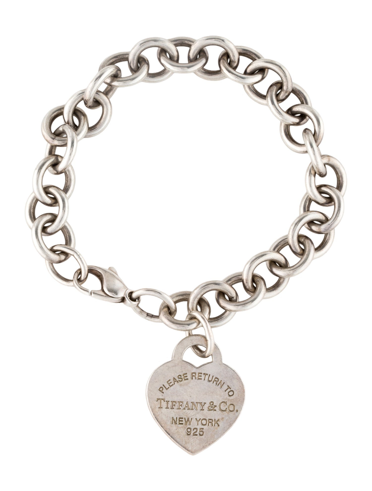 Tiffany & Co. Heart Tag Charm Bracelet