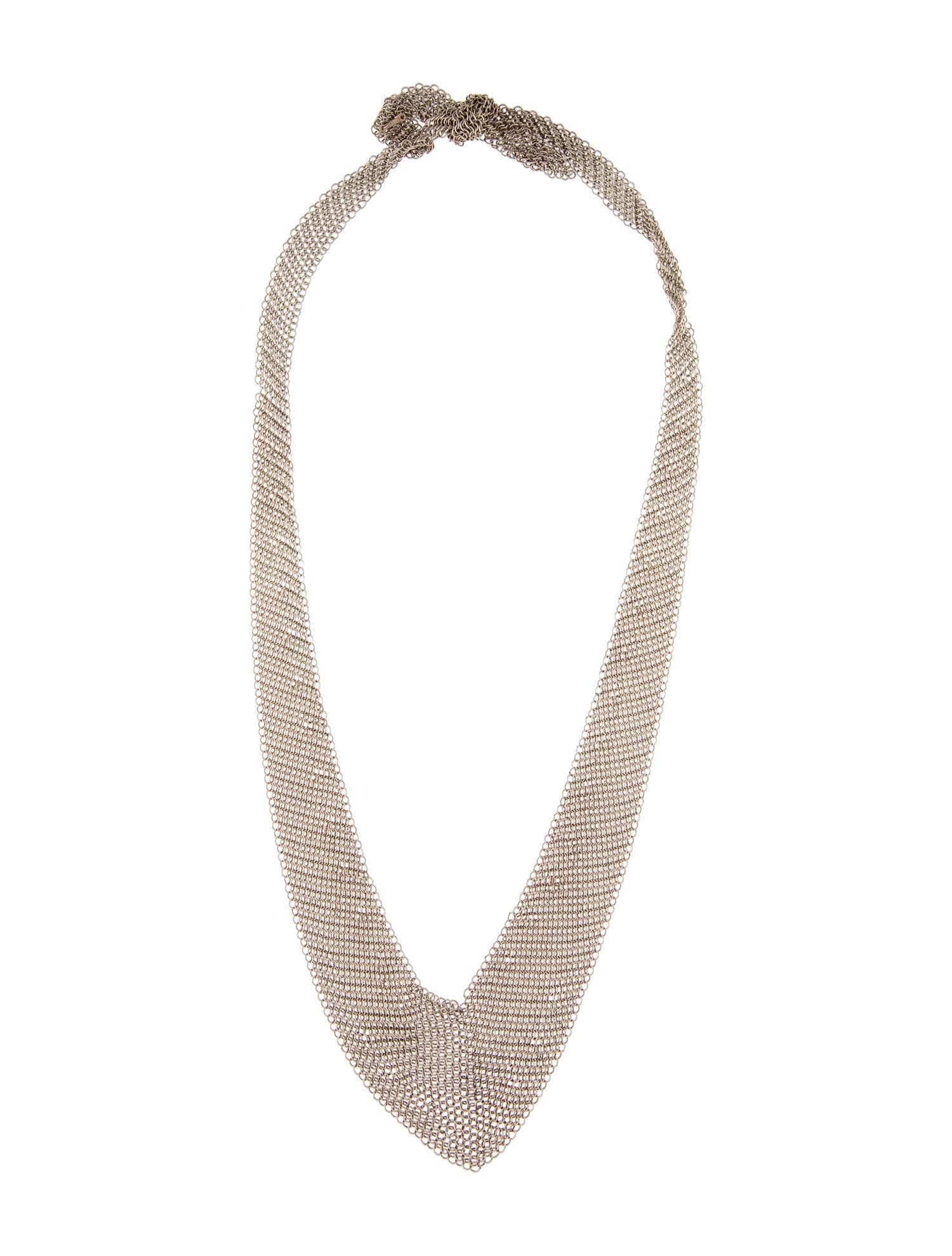 Tiffany & Co. Mesh Bib Necklace