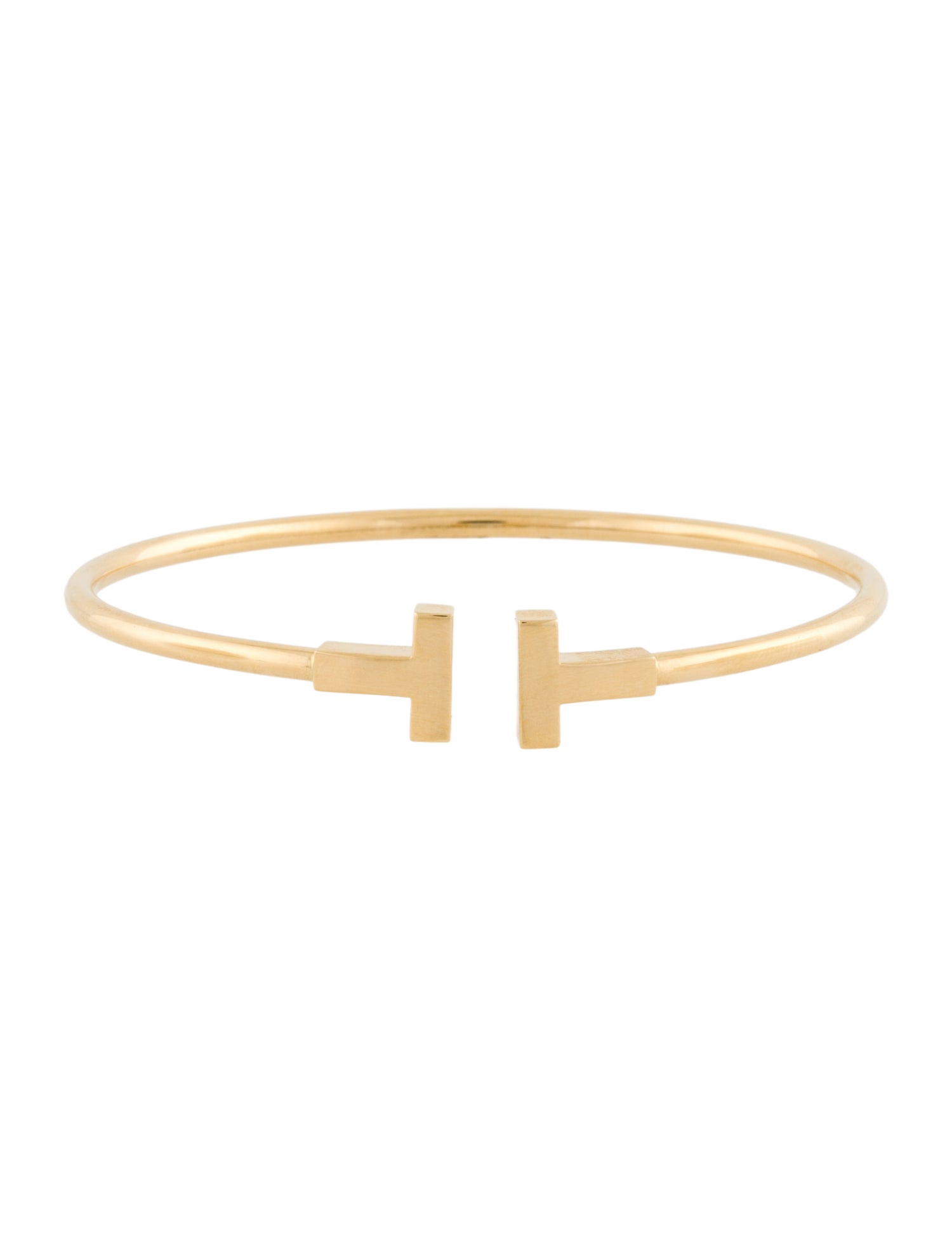 Tiffany & Co. 18K T Wire Cuff Bracelet