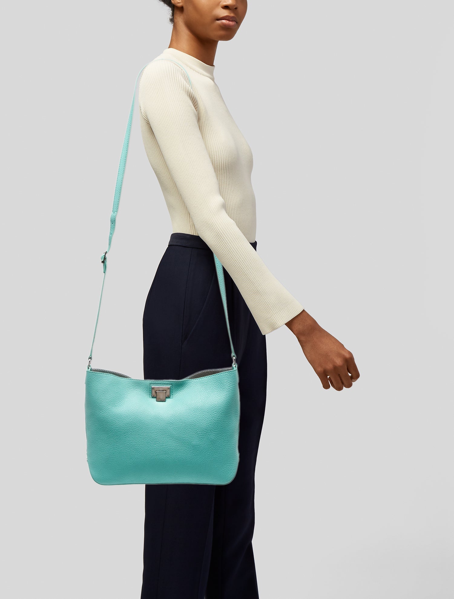 Tiffany & Co. Leather Messenger Bag