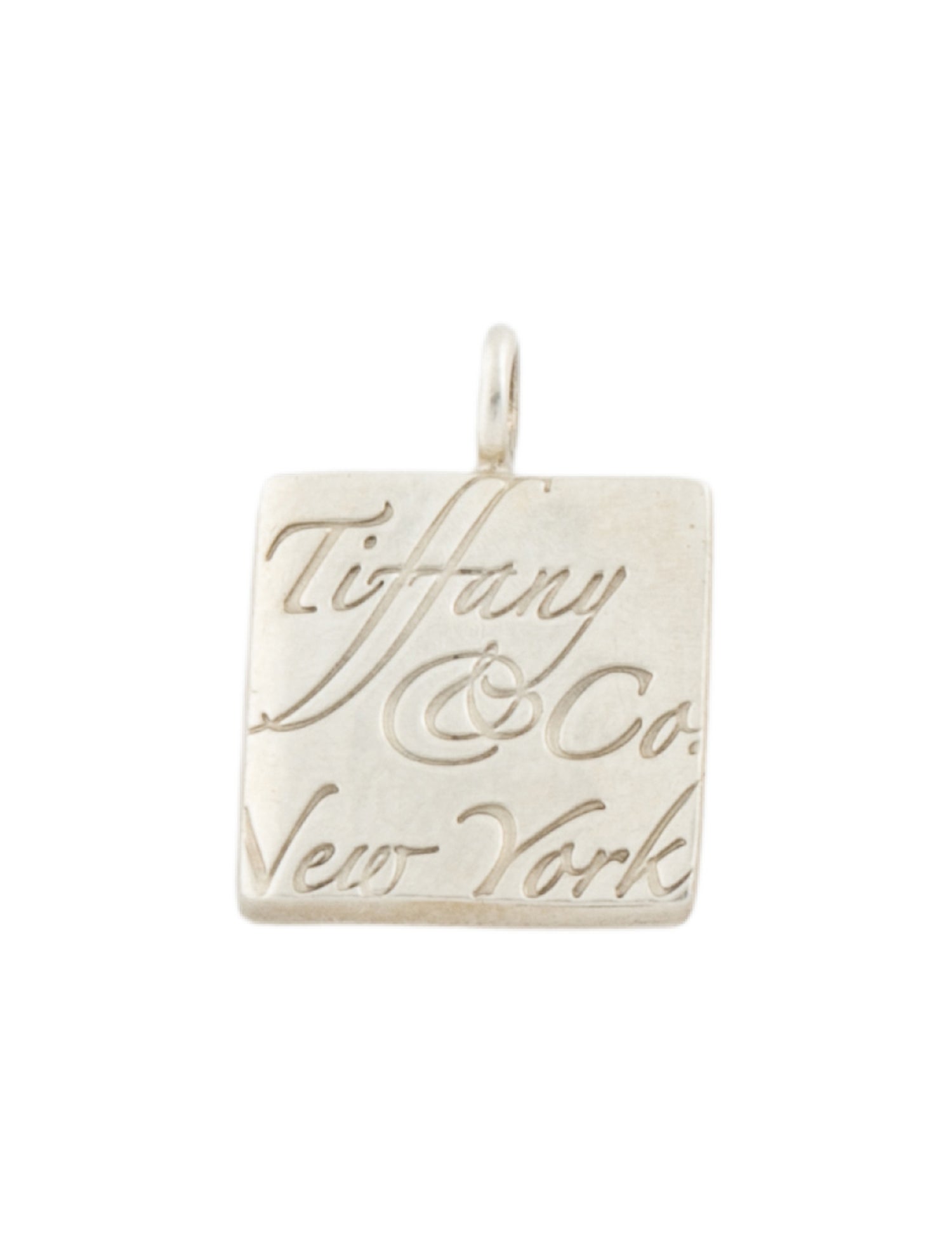Tiffany & Co. Notes Square Charm
