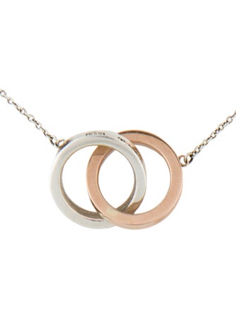 Tiffany & Co. 1837 Interlocking Circles Pendant Necklace