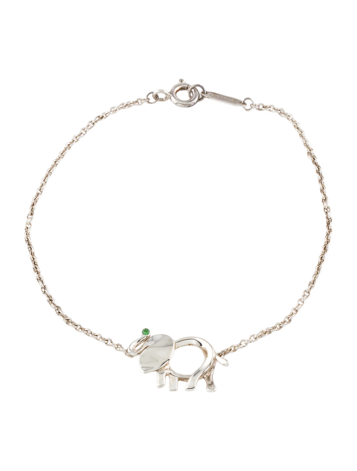 Tiffany & Co. Tsavorite Save The Wild Elephant Bracelet