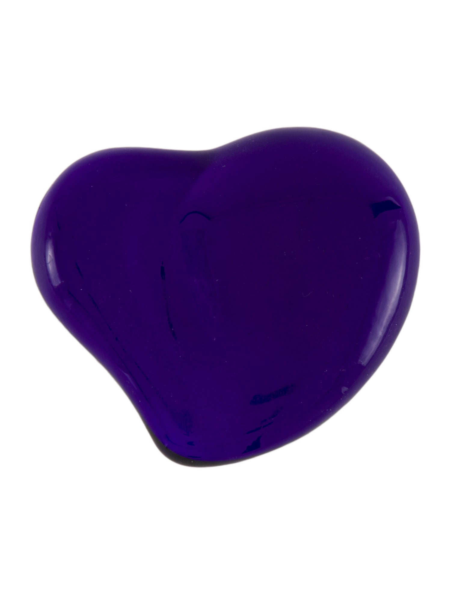 Tiffany & Co. Elsa Peretti Heart Crystal Paperweight