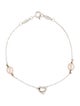 Tiffany & Co. Pearls by the Yard Open Heart Station Bracelet