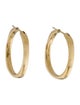 Tiffany & Co. 18K Square Cushion Hoop Earrings
