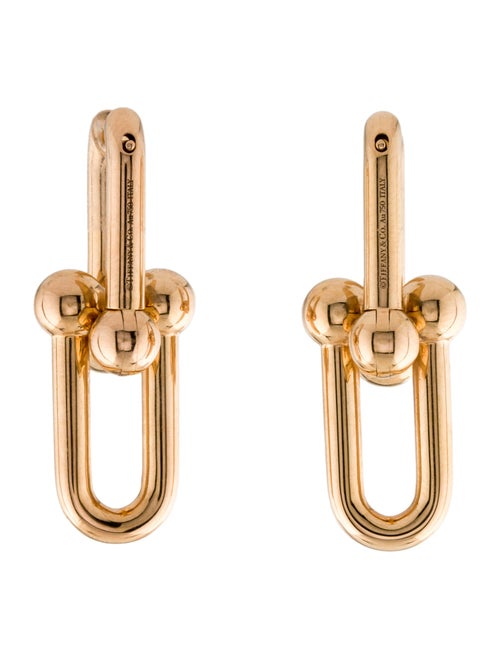 Tiffany & Co. 18K Large Link Drop Earrings