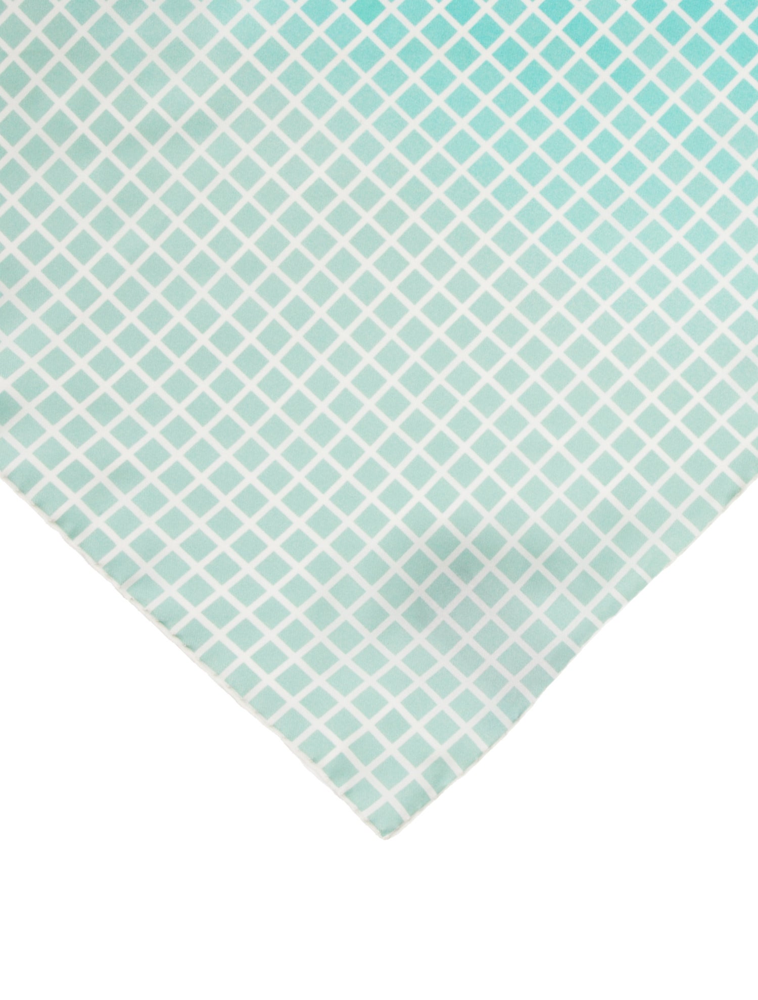 Tiffany & Co. Silk Plaid Print Scarf