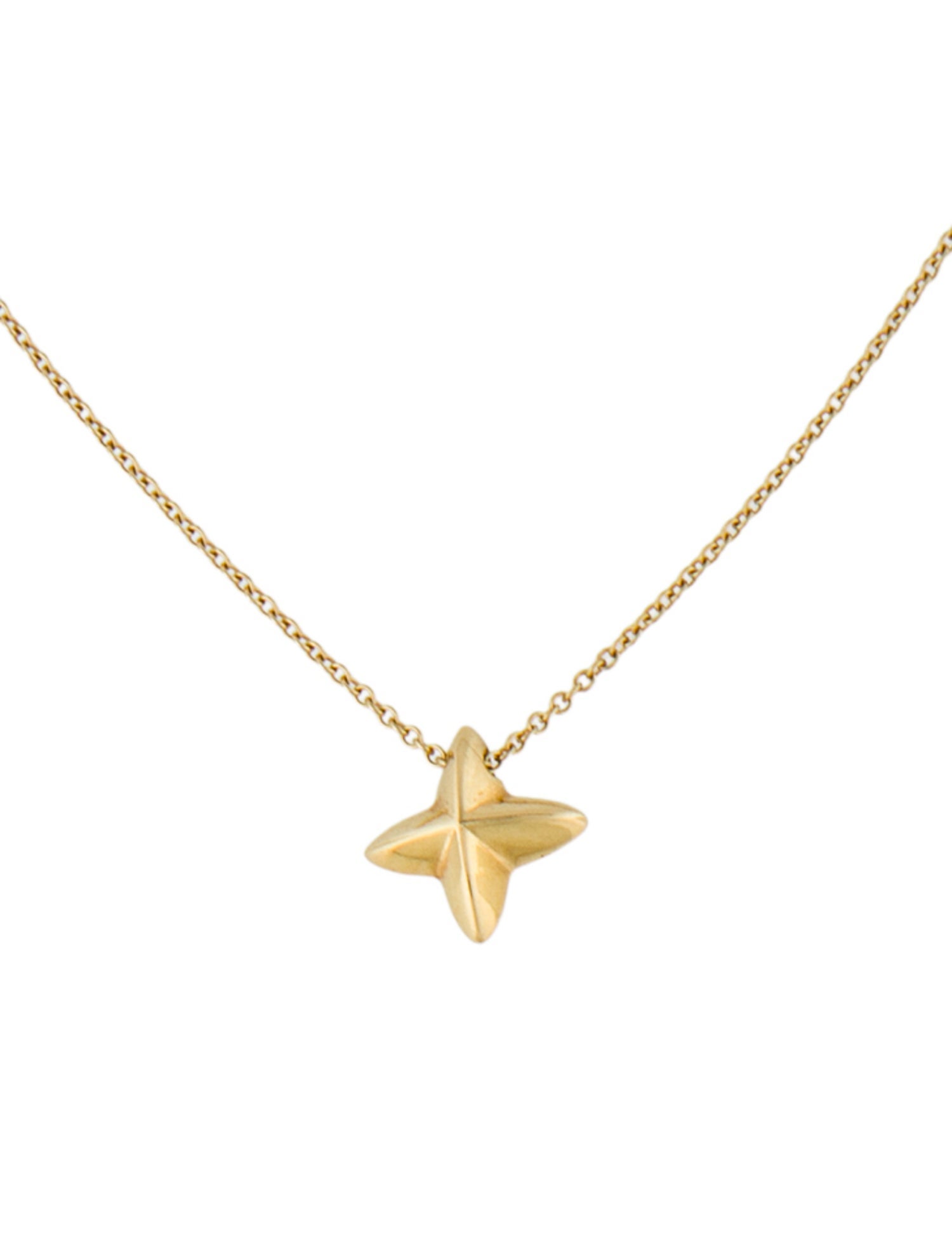 Tiffany & Co. 18K Sirius Star Pendant Necklace