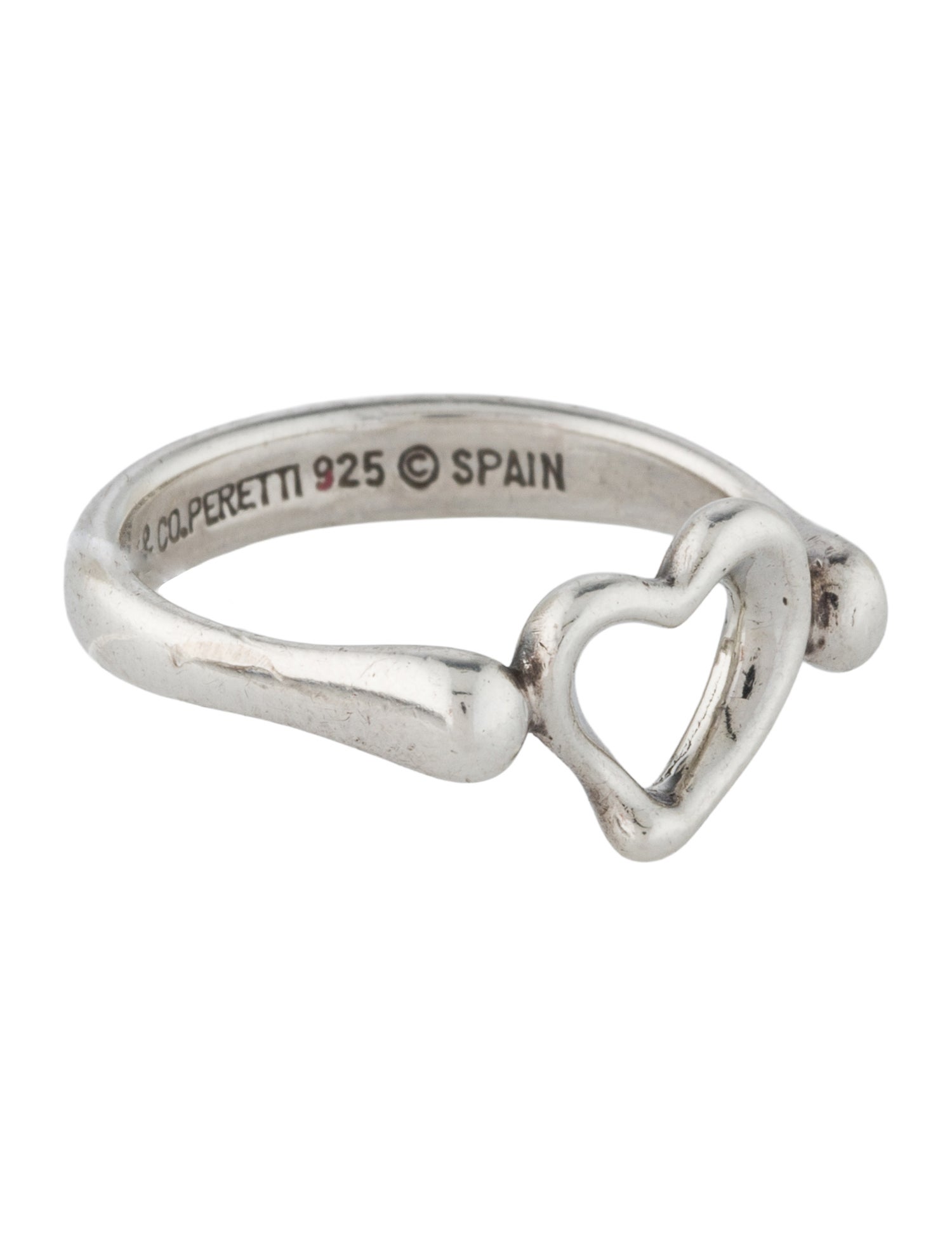 Tiffany & Co. Open Heart Cocktail Ring