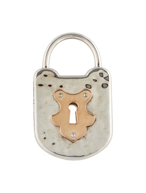 Tiffany & Co. Two-Tone Lock Charm Pendant