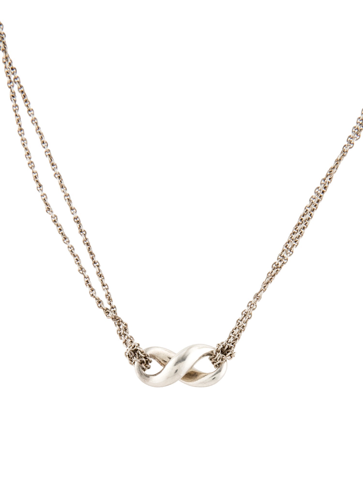 Tiffany & Co. Figure Eight Double Strand Necklace