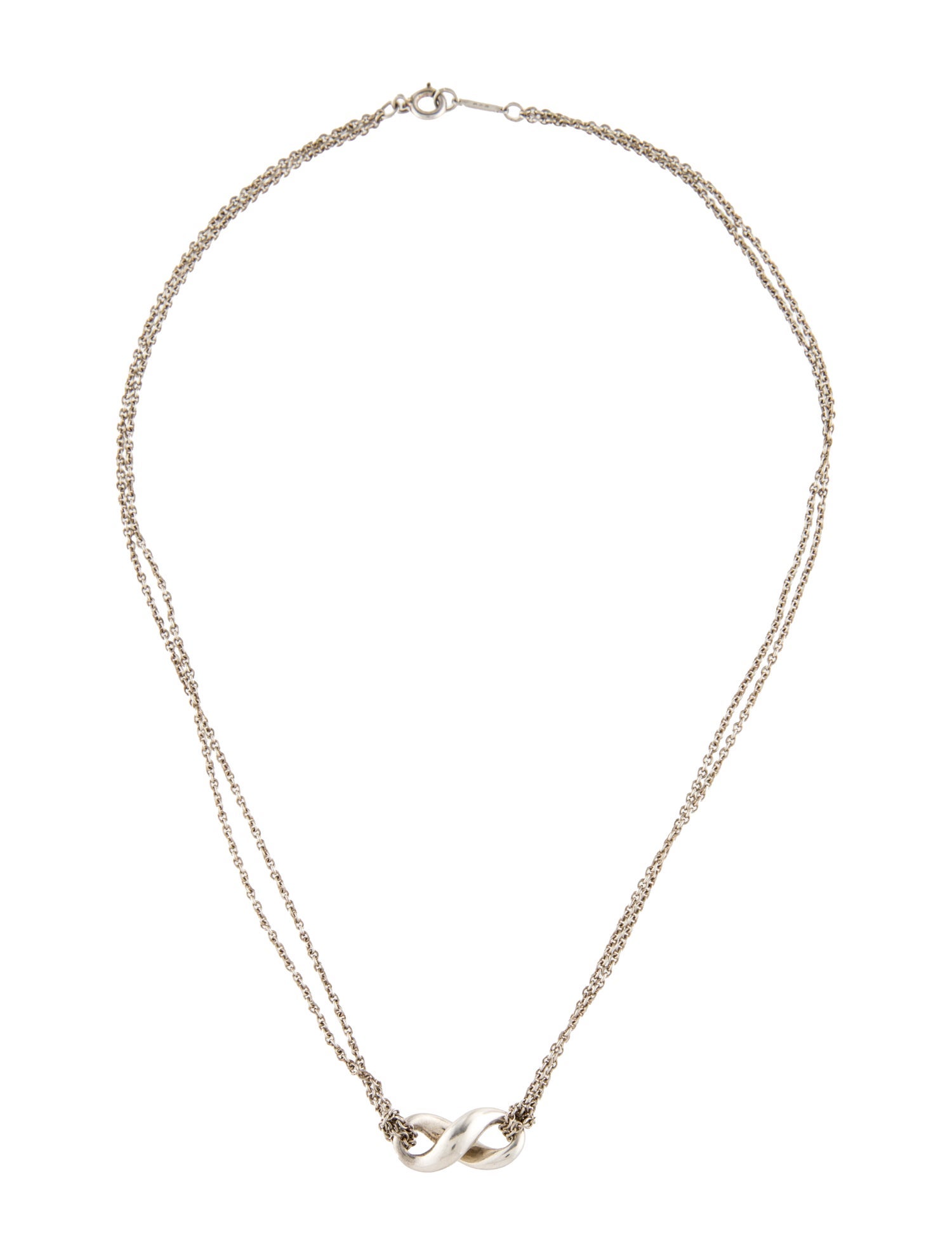 Tiffany & Co. Figure Eight Double Strand Necklace