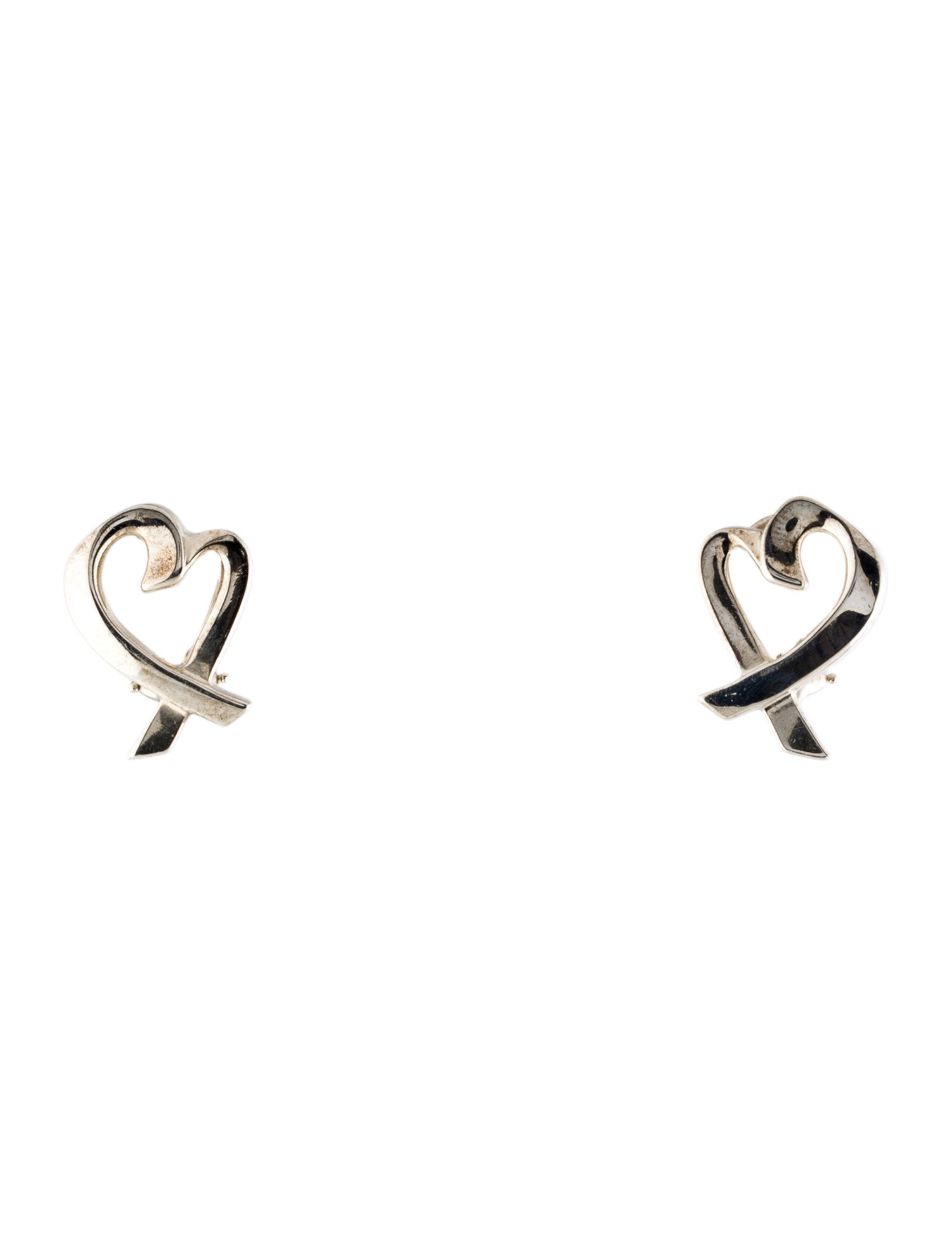 Tiffany & Co. Vintage Loving Heart Earclips