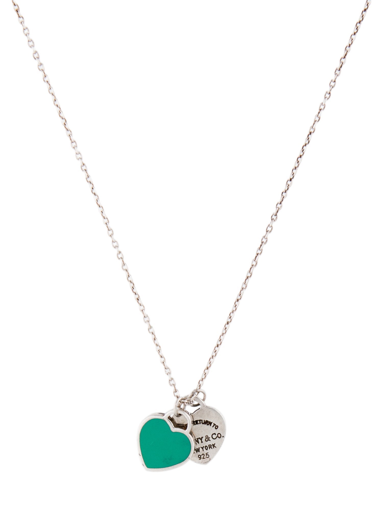 Tiffany & Co. Blue® Double Heart Tag Pendant
