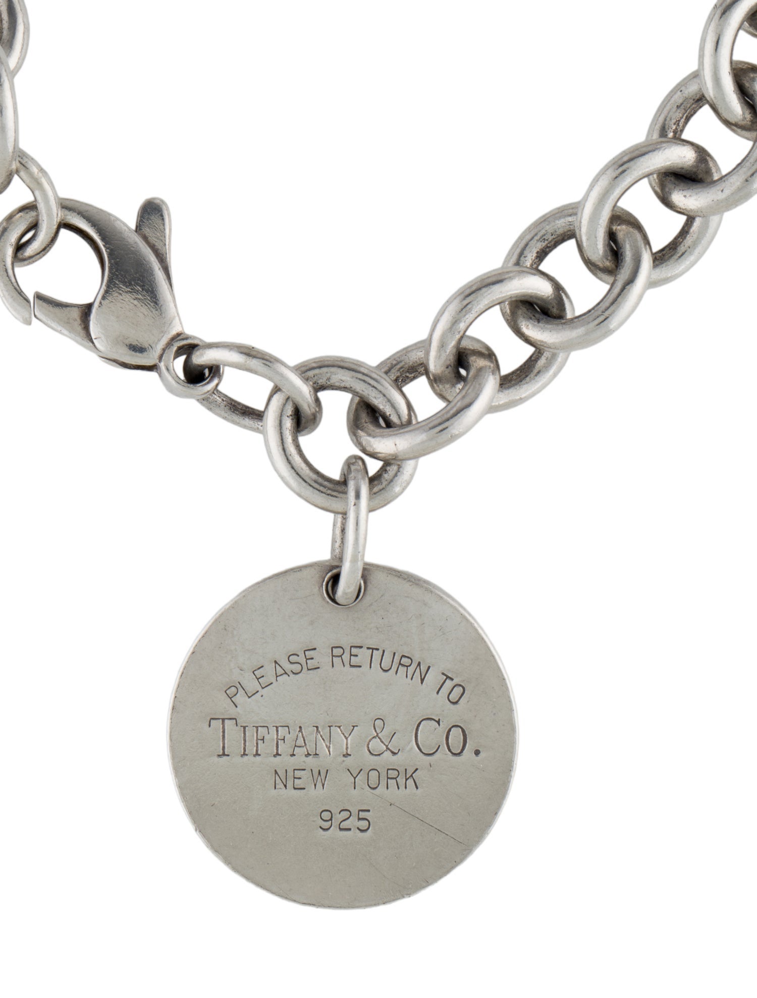 Tiffany & Co. Tiffany & Co. Round Tag Charm Bracelet