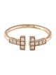 Tiffany & Co. 18K Diamond T Wire Band