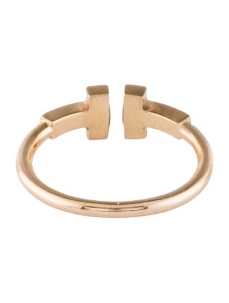 Tiffany & Co. 18K Diamond T Wire Band