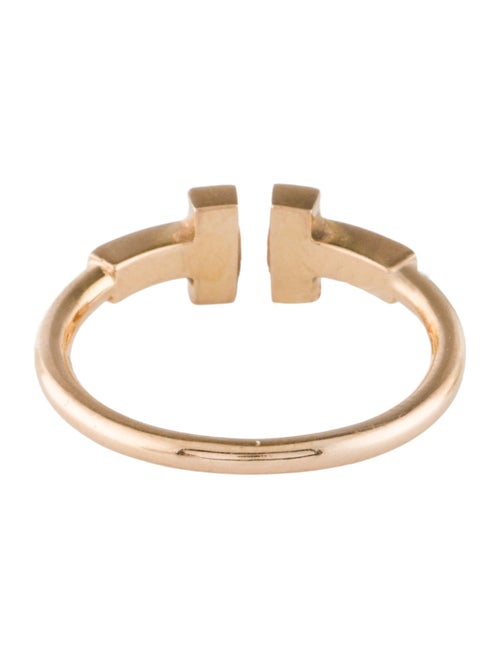 Tiffany & Co. 18K Diamond T Wire Band