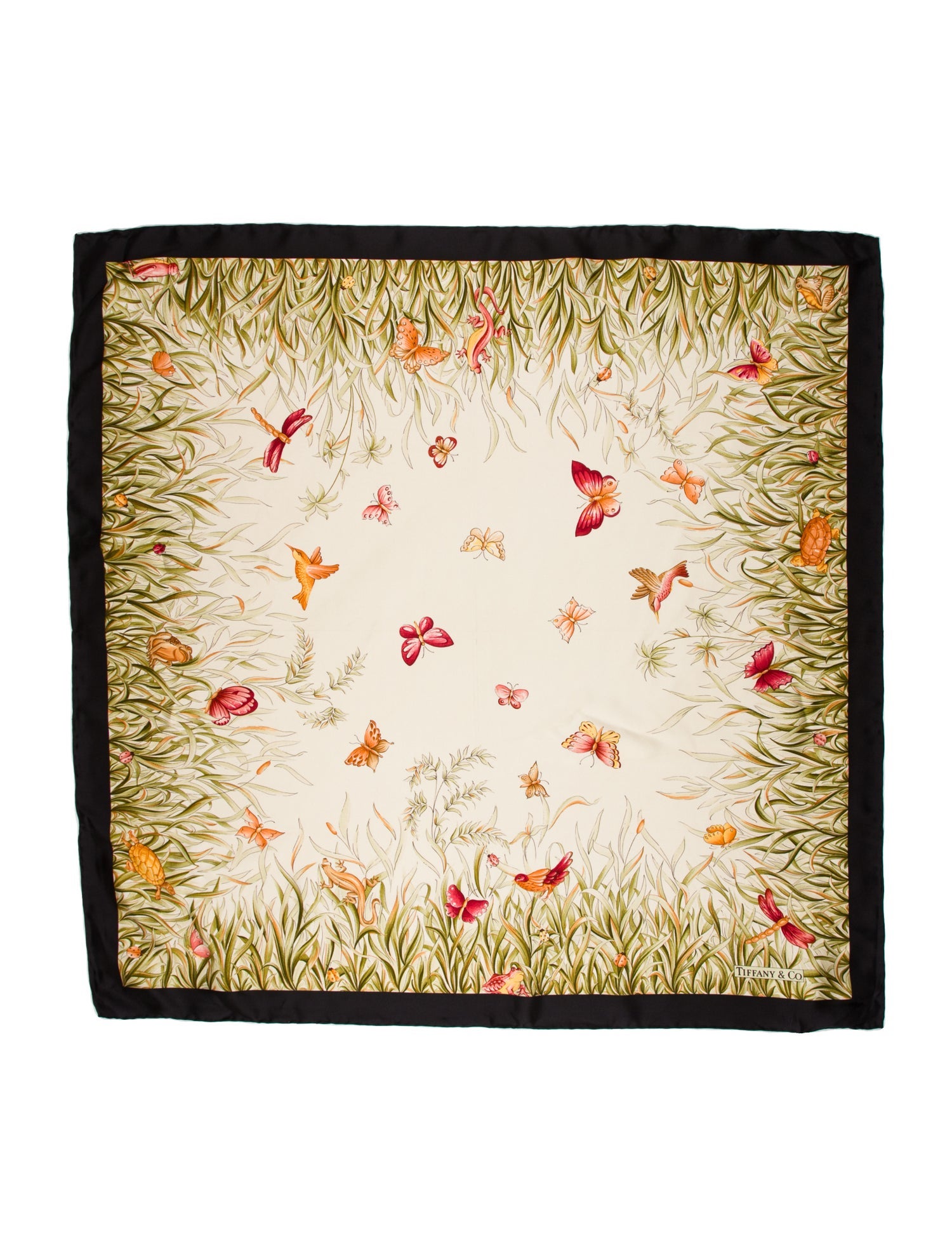 Tiffany & Co. Silk Printed Scarf