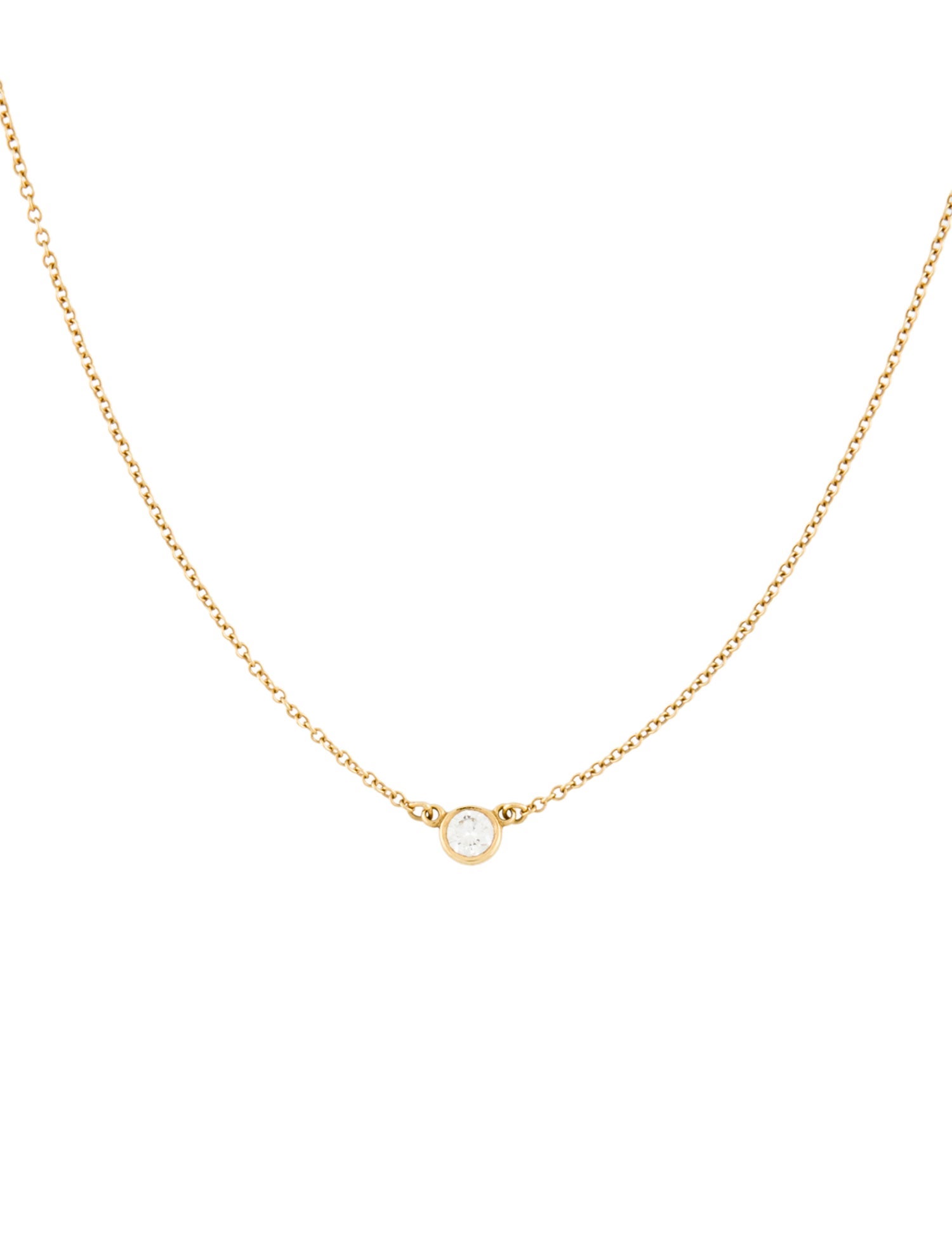 Tiffany & Co. 18K Diamonds by the Yard Pendant Necklace