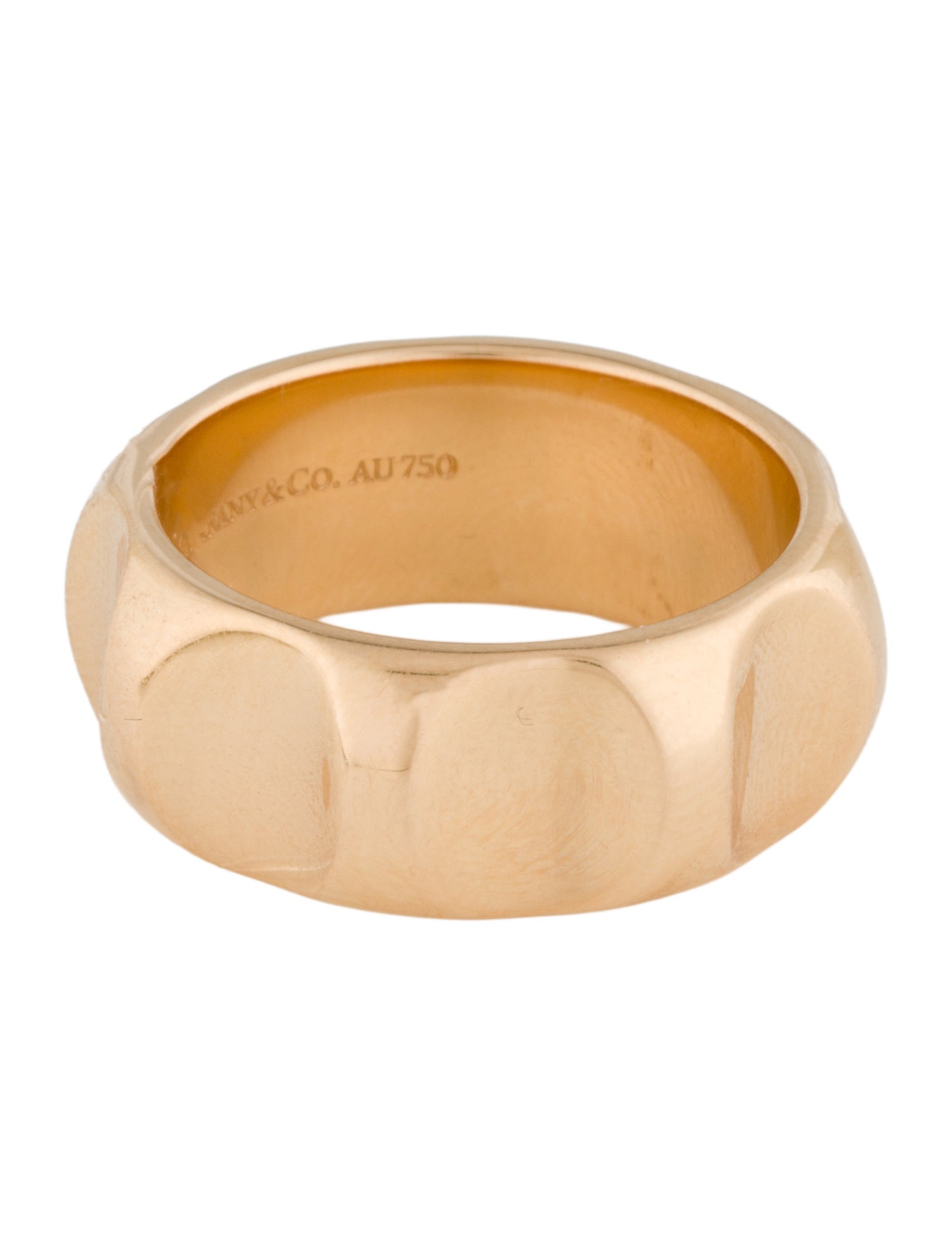 Tiffany & Co. 18K Paloma's Groove Wide Ring