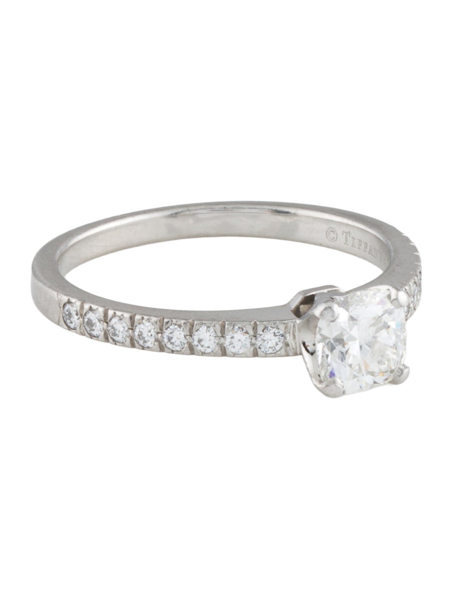 Tiffany & Co. Platinum Diamond Engagement Ring