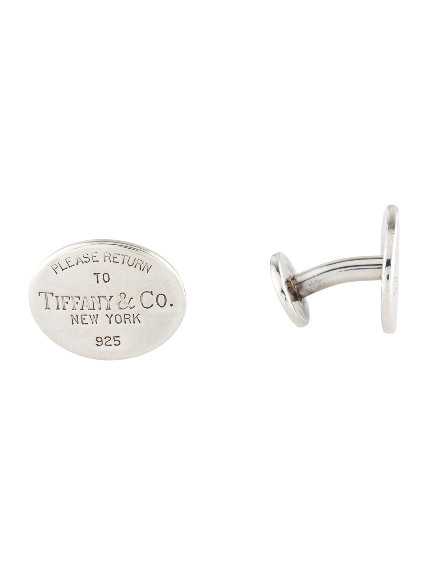 Tiffany & Co. Return to Tiffany Oval Cufflinks