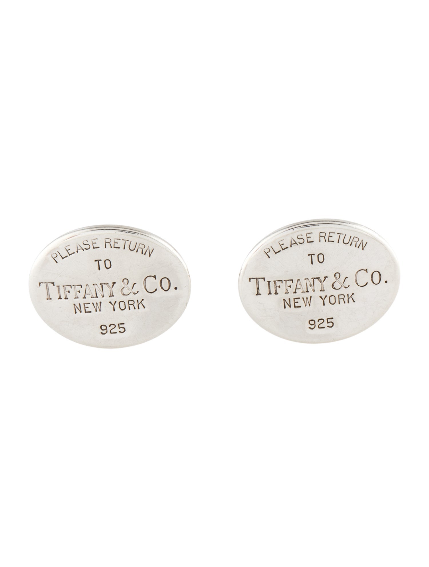 Tiffany & Co. Return to Tiffany Oval Cufflinks